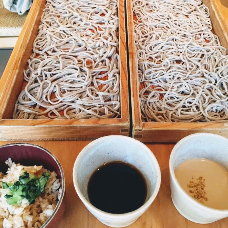 おためし蕎麦切り(板蕎麦 香り家 恵比寿店)