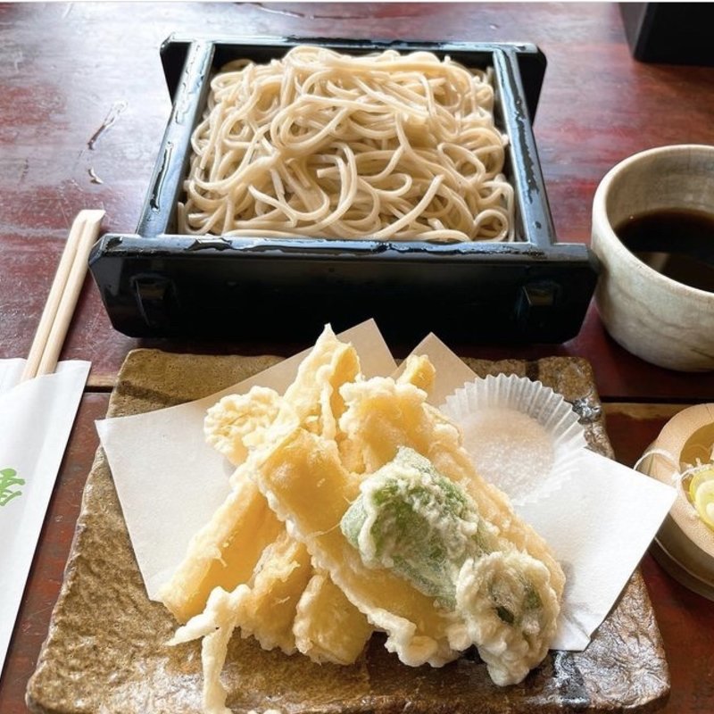 たけのこ天せいろ(檑亭)