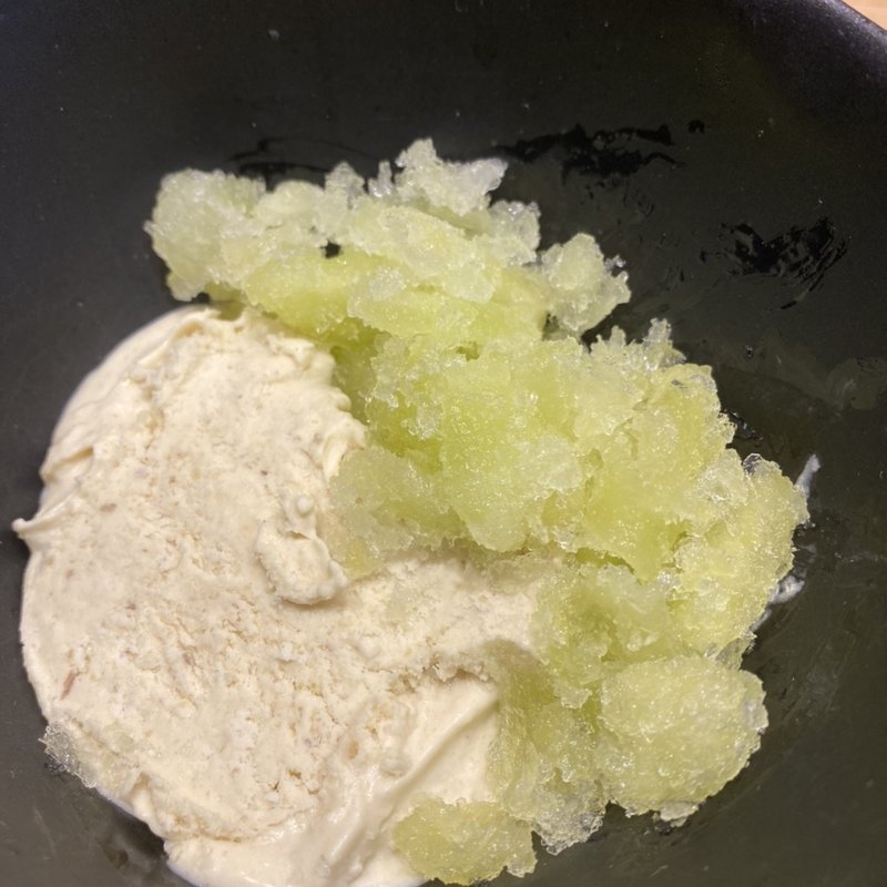 栗のアイス(モンブランスタイル （Mont Blanc STYLE）)