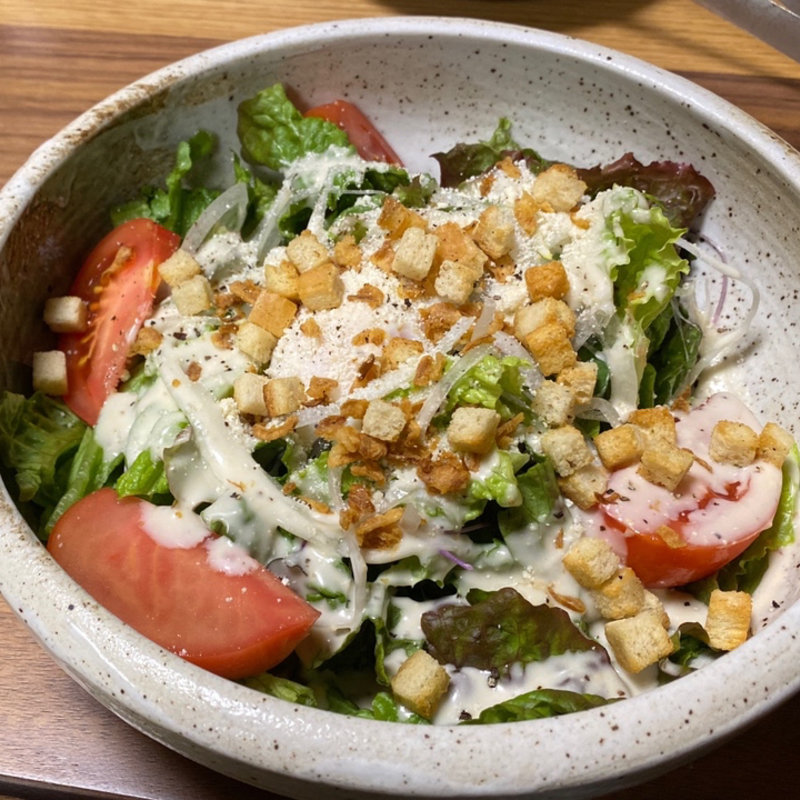 シーザーサラダ(馬肉と九州料理　長浜ホースマン)