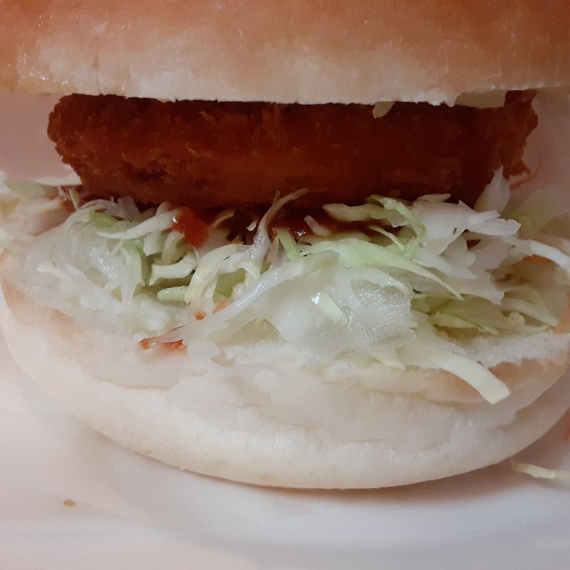 フィッシュフライバーガー(コメダ珈琲)