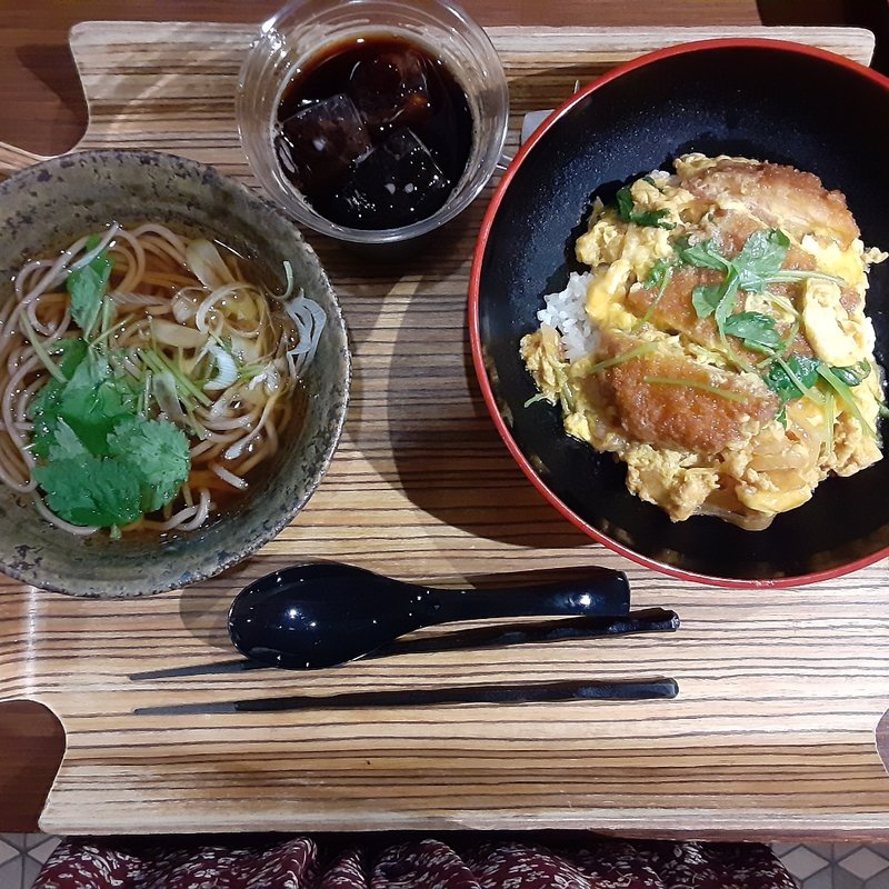 カツ丼セット(こく旨肉そば 日の陣)