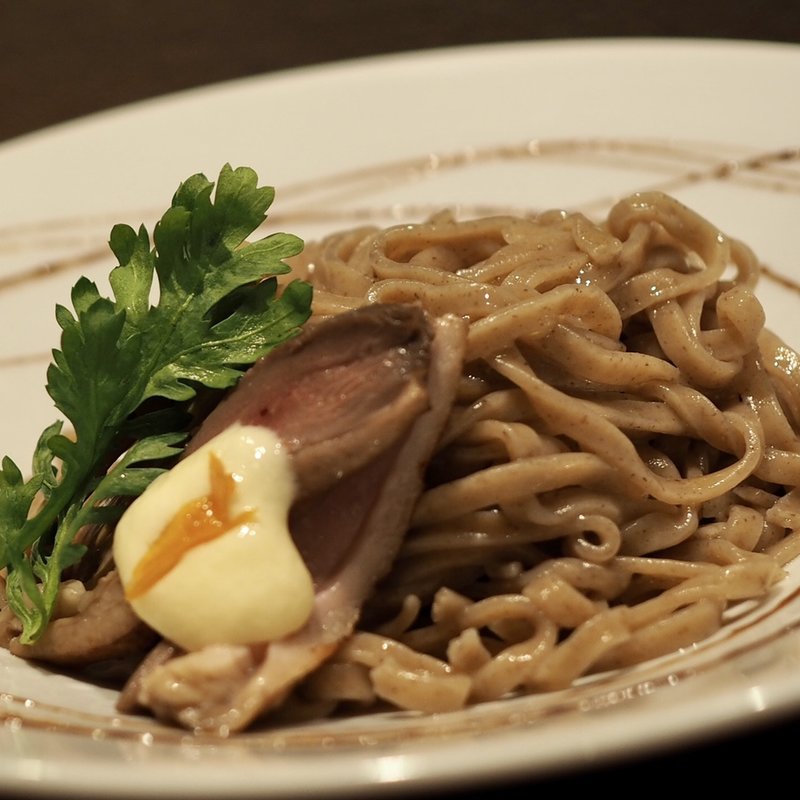 鴨つけ麺 みかんソース(GionDuckNoodles)