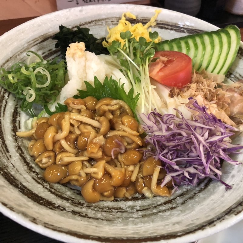 信州なめこおろしうどん(京うどん 纏)