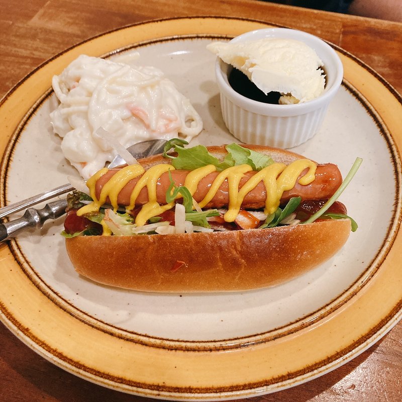 ホットドッグセット(カフェ香房)