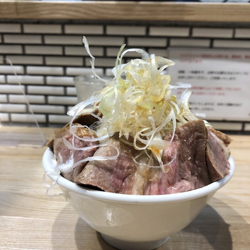 鴨チャーシューご飯(中華ソバ ビリケン)