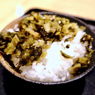 高菜ご飯(うどんと天ぷら 山斗)