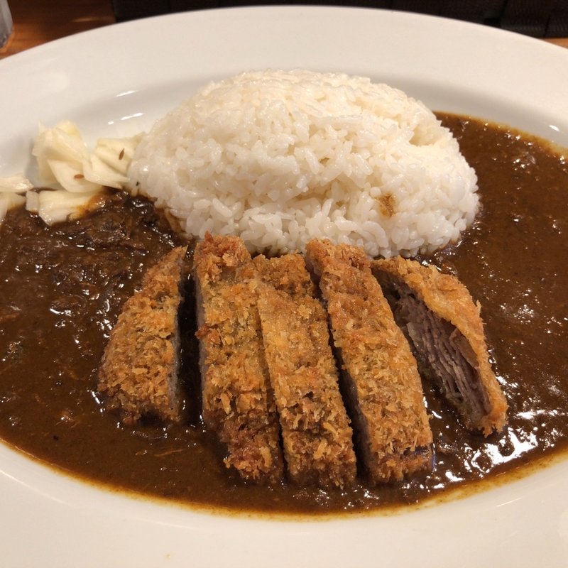 牛カツカレー(さぼてん食堂 )