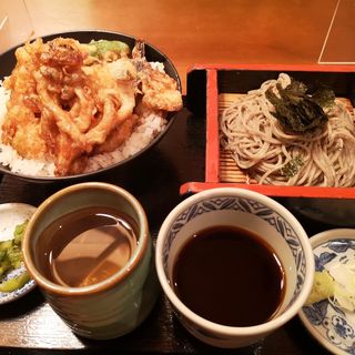 そば　野菜天丼セット(北前そば高田屋 麹町得水ビル店

)