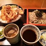 そば　野菜天丼セット(北前そば高田屋 麹町得水ビル店

)