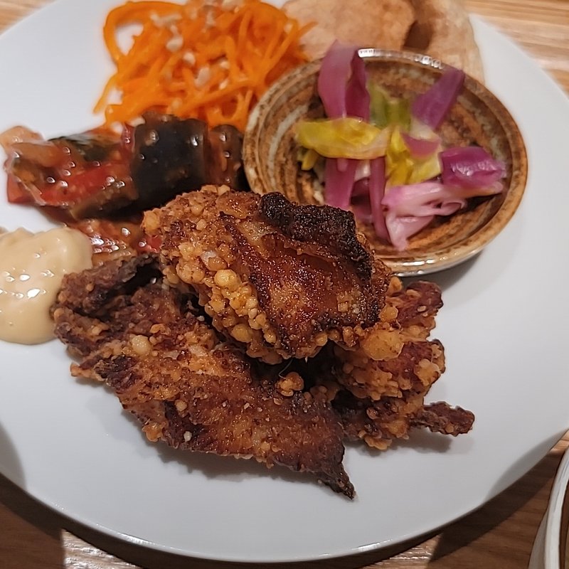 塩麹唐揚げ定食(Kouji&ko)