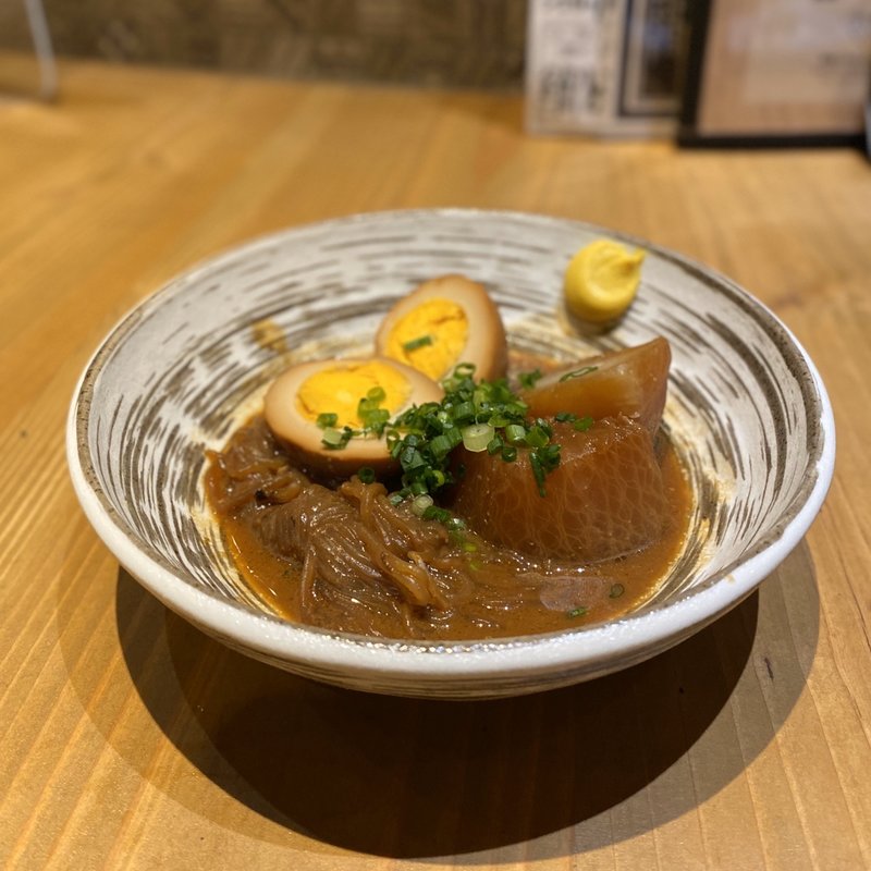 名古屋おでん(とろ大根、玉子、結びしらたき)(魚河岸酒場FUKU浜金 大曽根店)