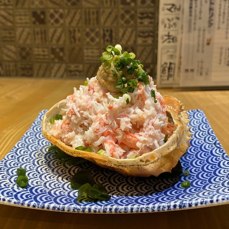 ずわい蟹の甲羅づめ(魚河岸酒場FUKU浜金 大曽根店)