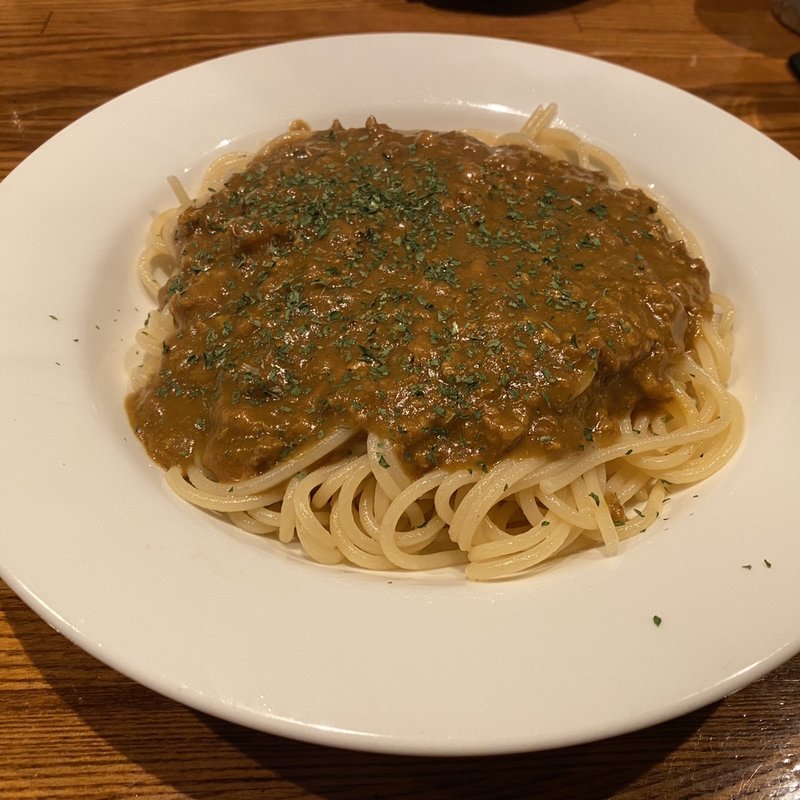 カレースパゲッティ(バー・ジェイ・ブリッジ)