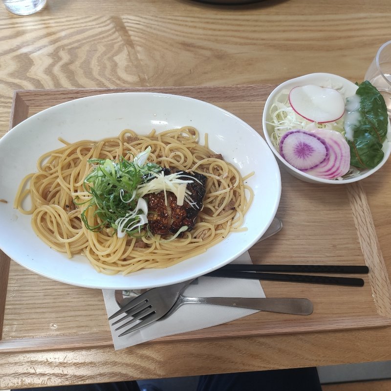 焼鯖スパゲッティ(和風レストラン水鳥 )