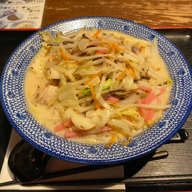 ちゃんぽん(長崎酒家 吉祥寺じげもんとん)