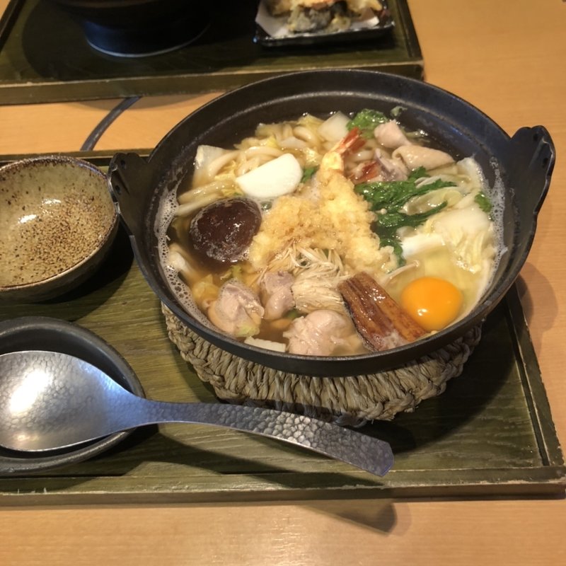 鍋焼きうどん(麺匠の心つくし つるとんたん 六本木店)