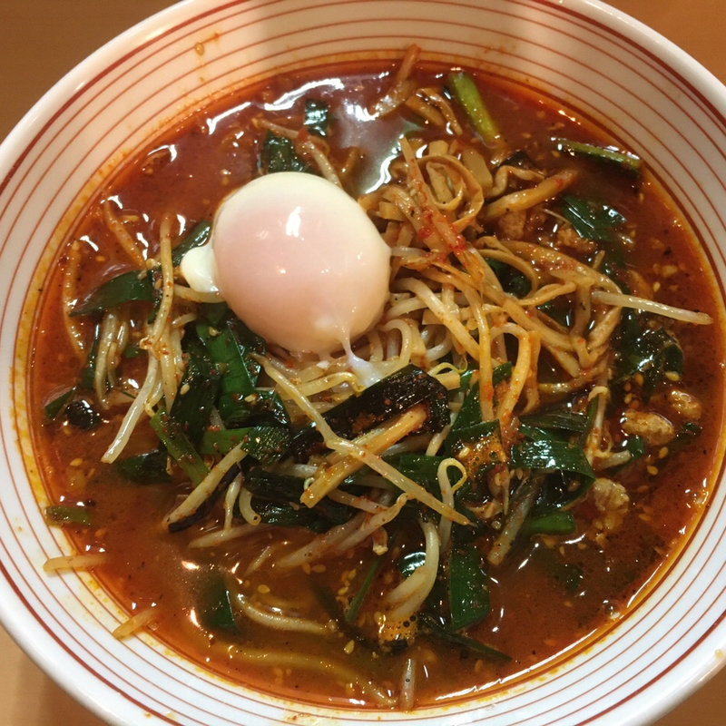 スタミナニラ辛そば(限定)(魂麺  （コンメン【旧魂麺 まつい】）)