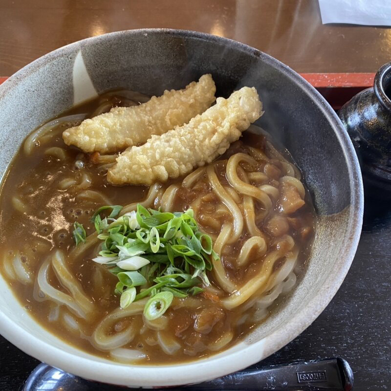 フグ天カレーうどん(港屋 千兵衛)