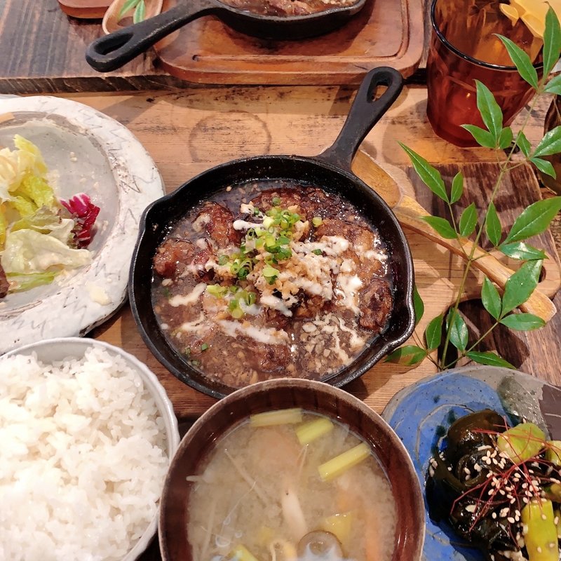 とんきこガーリック焼き定食(がらがら)