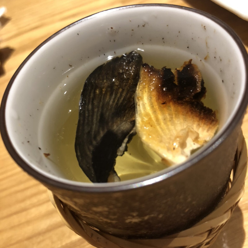 ひれ酒(鮨 四季膳 椿や)