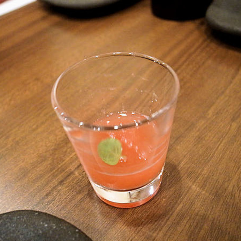 スイカのグラニテ(焼き鳥 ごくう 月島店)