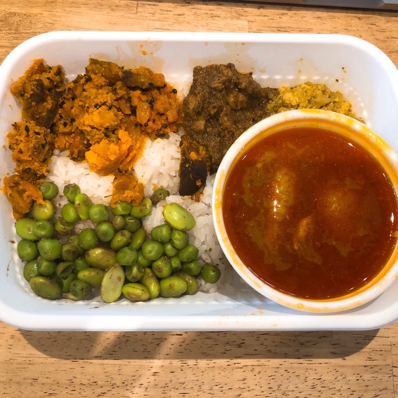 限定★3種のあいがけ(Tokyo Mix Curry 根津本店)