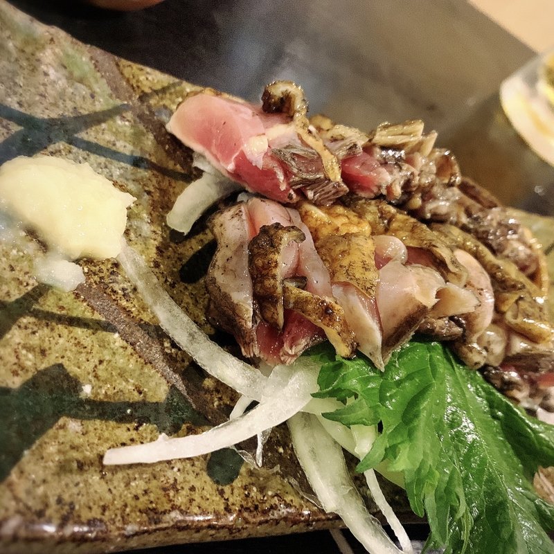 とり刺(赤鶏炭焼 大安 （ダイヤス）)