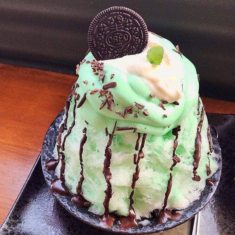 チョコミント氷(Parlor Vinefru 銀座)