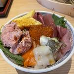 舟盛り丼(鮨酒肴 杉玉 六本松店)
