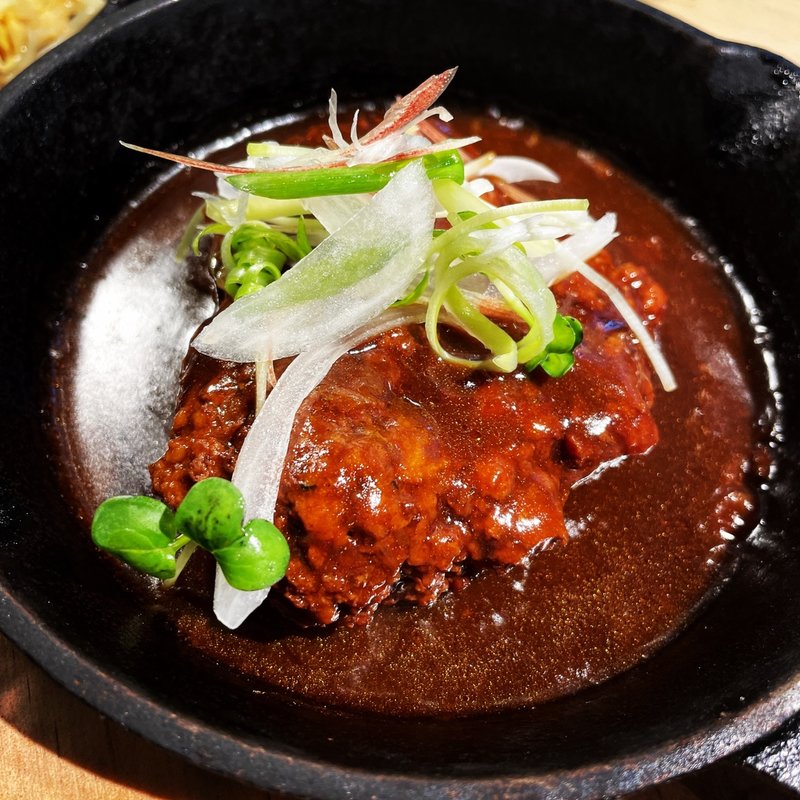 タンバーグ定食(和牛 焼肉 Moo)