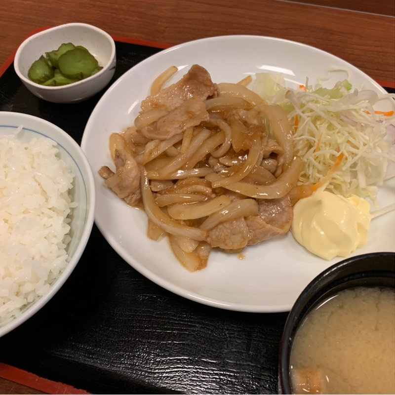生姜焼き定食(大樽)