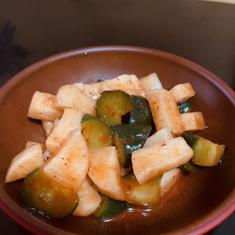 大根ときゅうりのカクテキ(自宅)