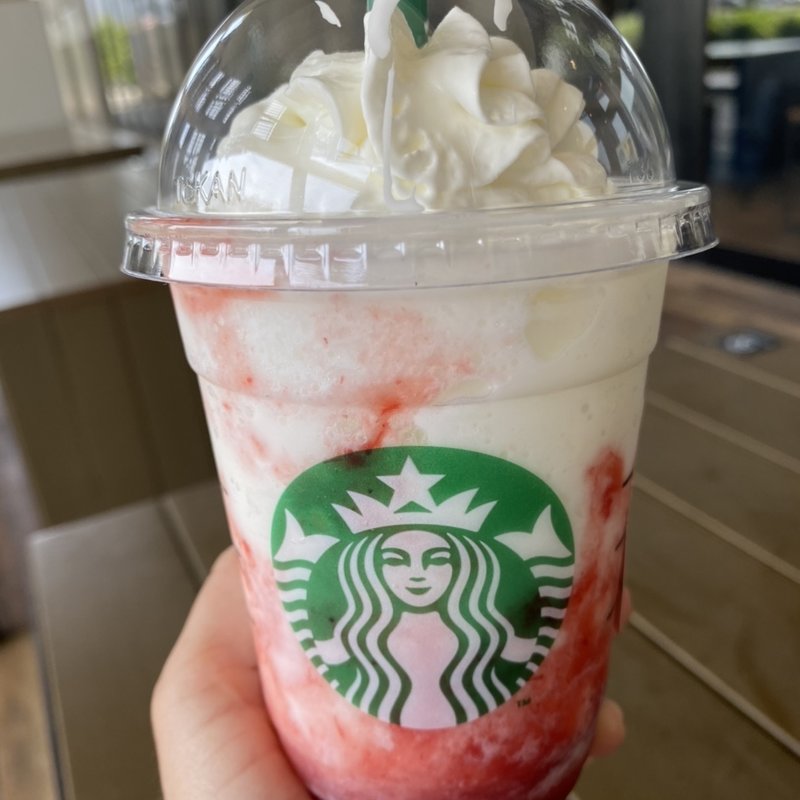 ストロベリーフラペチーノ(スターバックスコーヒー イオンモール幕張新都心グランドモール店)