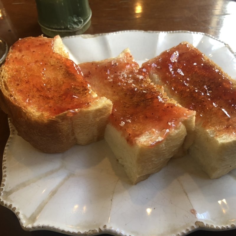 ジャムトースト(喫茶 藤咲)