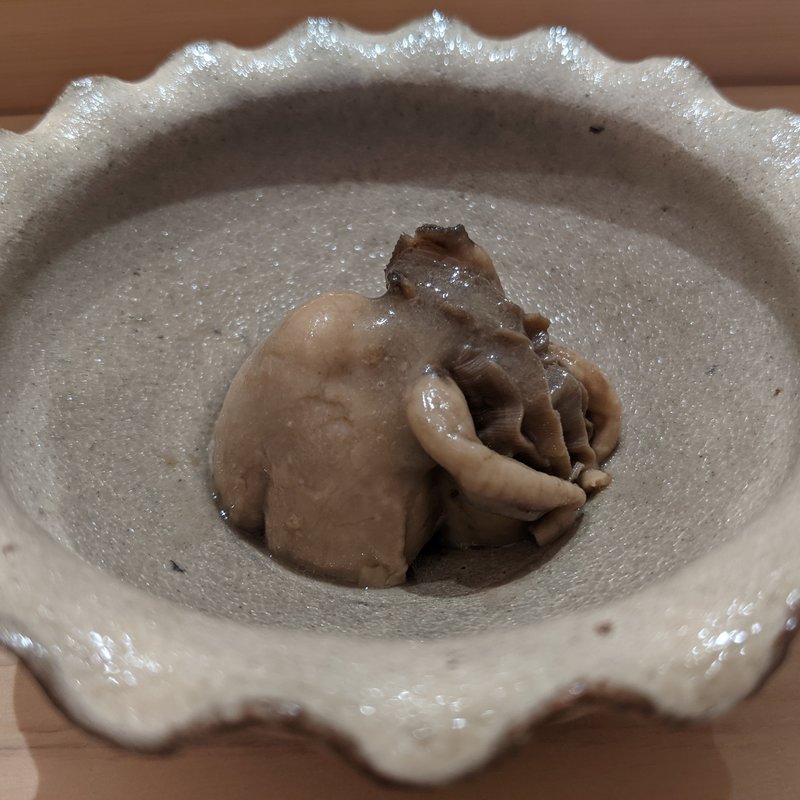 牡蠣のオイル漬け(鮨 和さび （わさび）)