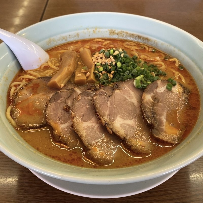 ちゃーしゅー坦々麺＋大盛(珍來 米本団地前店)