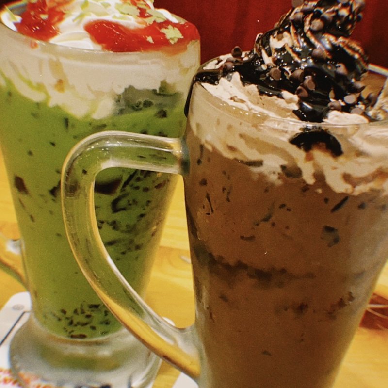 ジェリコ（抹茶ミルク・リッチショコラ）(コメダ珈琲店 白島キューガーデン店 )