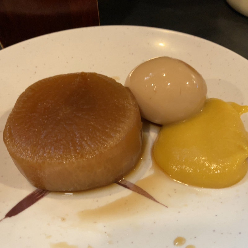 おでん(たまご、大根)(手打うどん すみた)