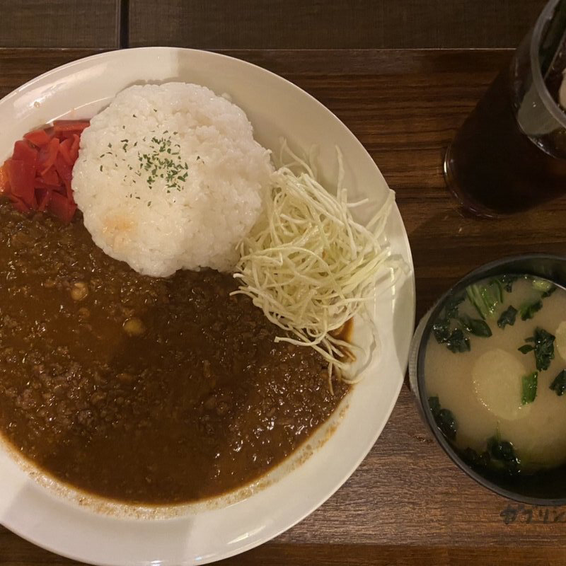 ワイン酒場の自家製キーマカレー(ワイン酒場 GabuLicious 銀座)