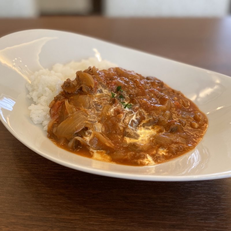 "ベジブロス"と南イタリア産トマトのこだわりハヤシライス(Portafortuna (ポルタフォルトゥーナ) )