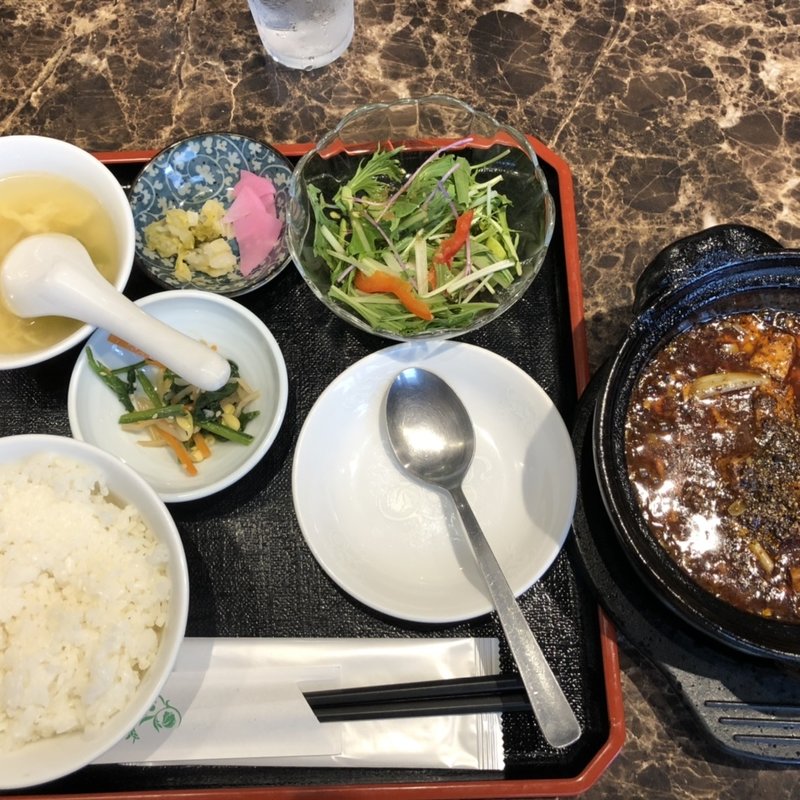 麻婆豆腐ランチ(蘭蘭酒家)