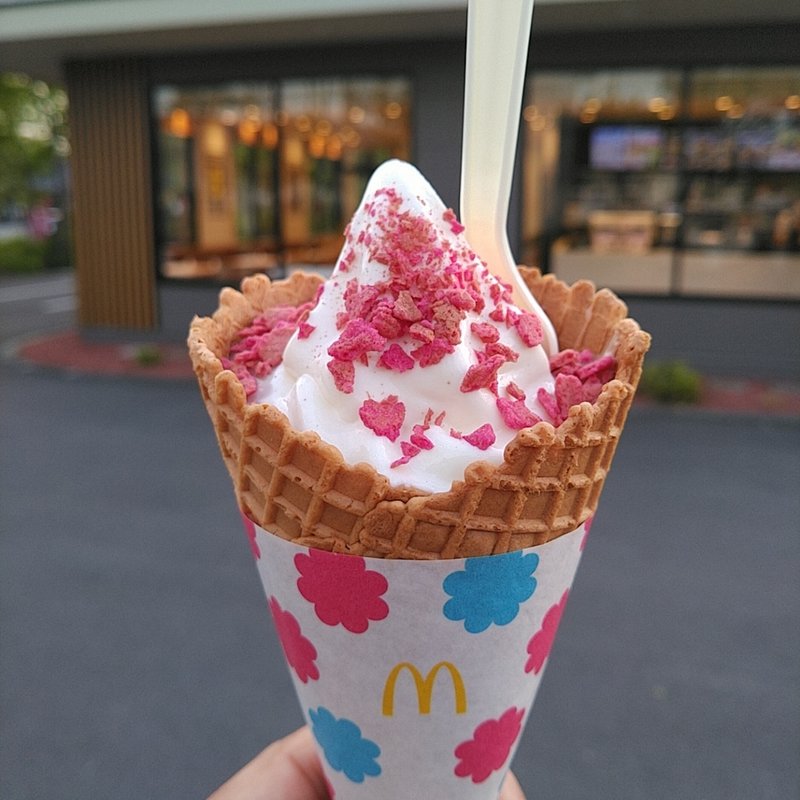 いちごミルキーのままの味(マクドナルド ４号線前沢店 （McDonald's）)
