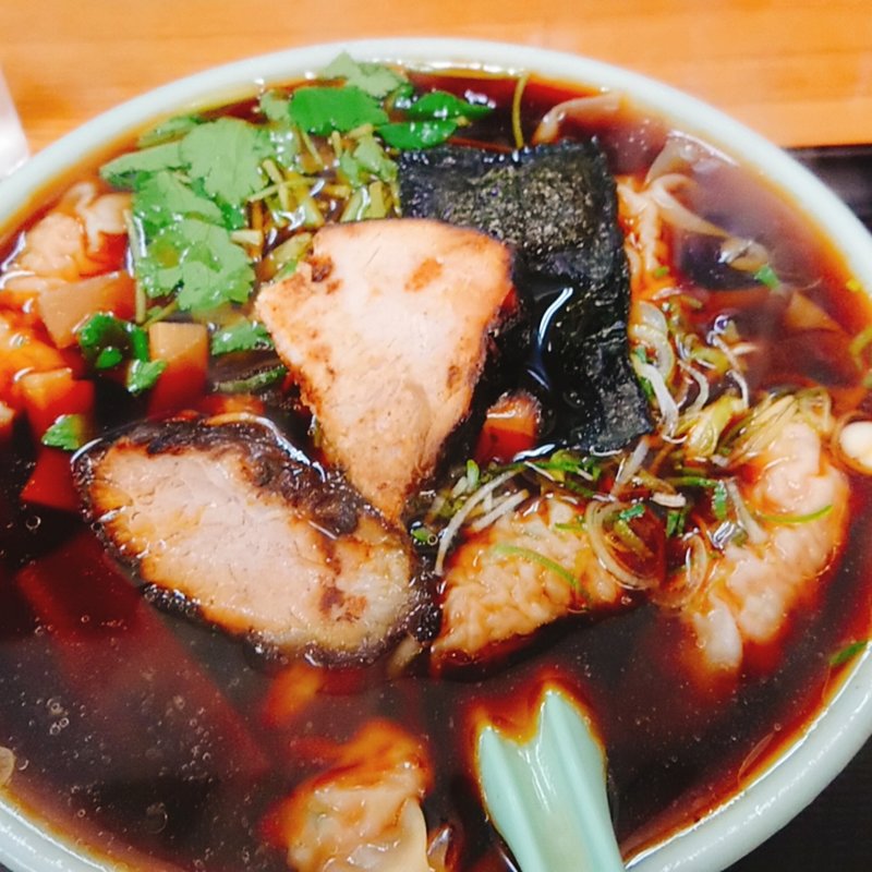 ワンタン麺(味の大西 高麗店)