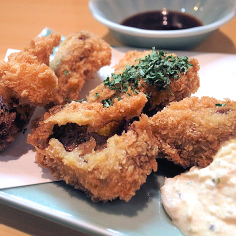 レバカツ(もつ焼 高賢)