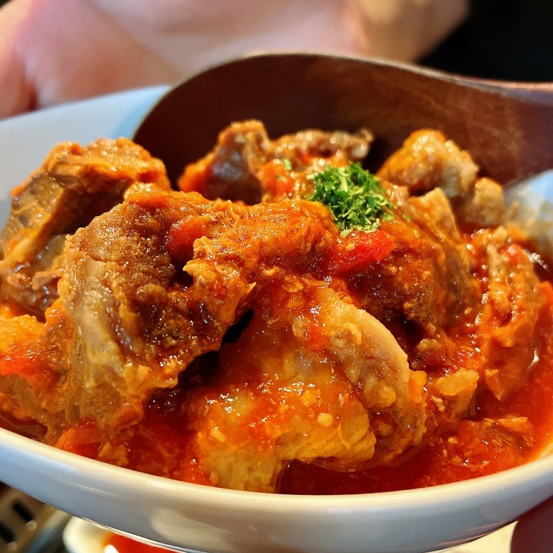 牛すじのトマト煮(焼肉 Shin天楽)