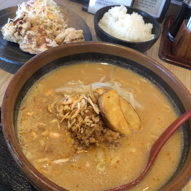 唐揚げ定食(麺場 田所商店 松原店)