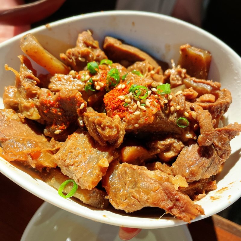 牛すじの味噌煮込み(焼肉 Shin天楽)