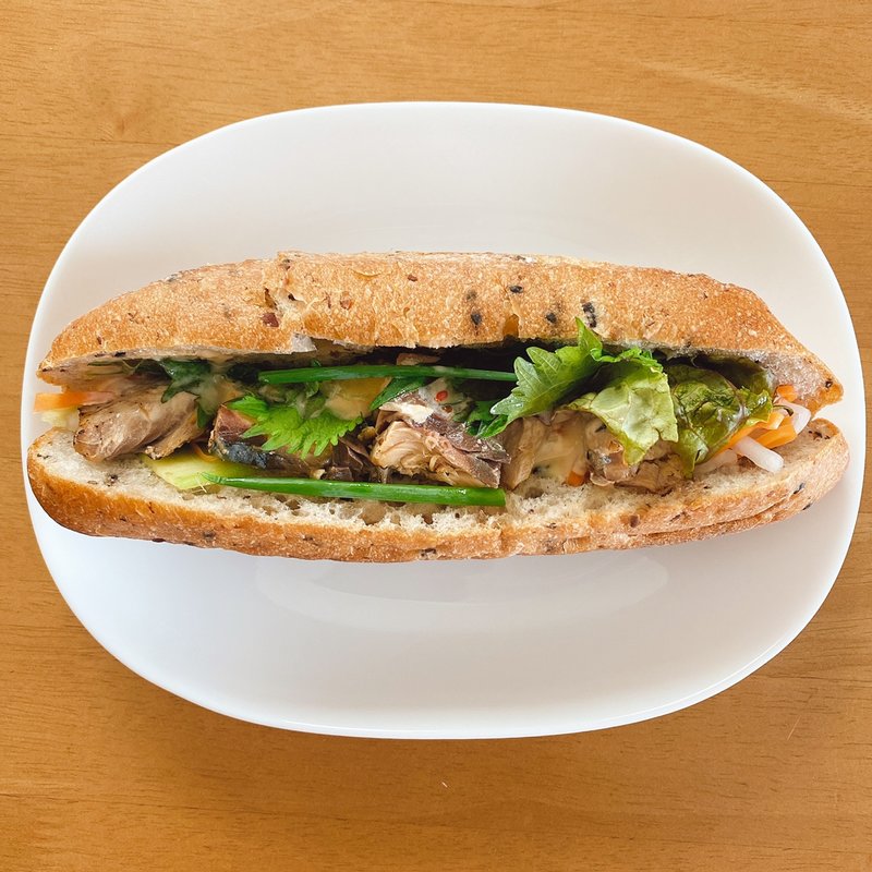 さばしそオリーブオイル焼き(アンコムチュア)