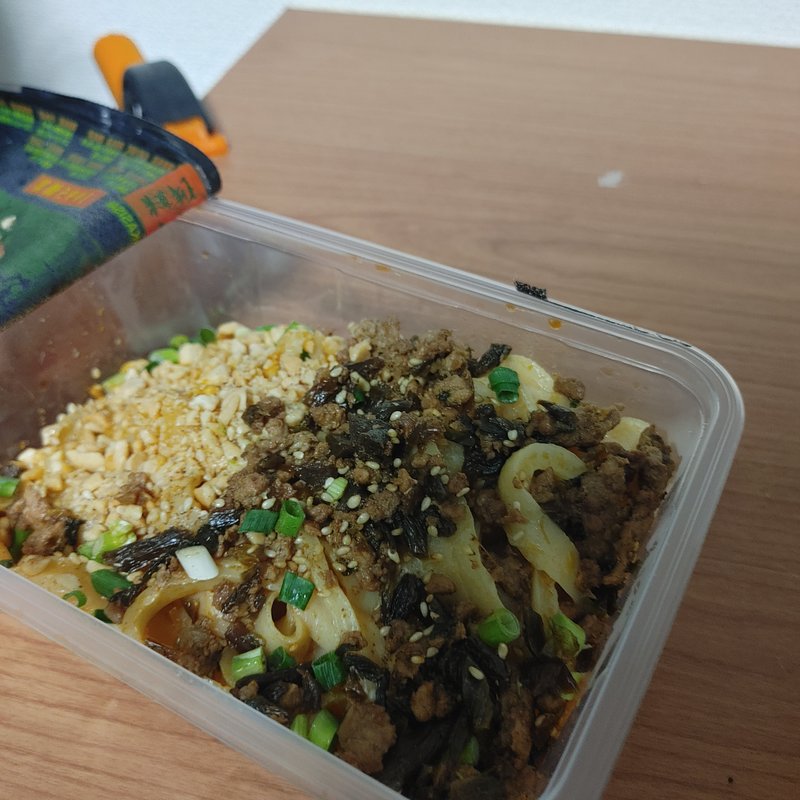 汁無し麻辣刀削麺(陳家私菜 秋葉原店)